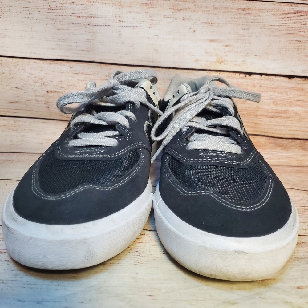 New Balance Womens Size 10W Numeric 574 Black/Gray/White Sneakers Shoes - Picture 4 of 12